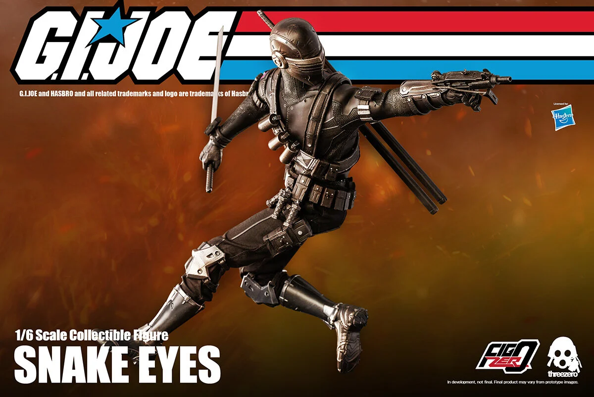 G.I.ジョー – 1/6 スネークアイズが10/25に予約販売開始！ — THREEZERO